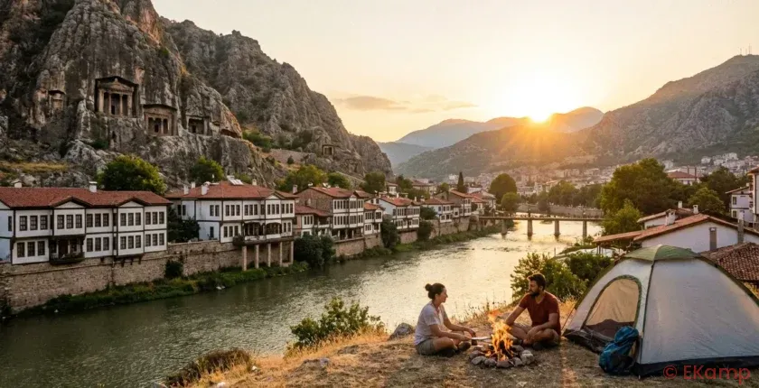 Amasya Kamp Yapılacak Yerler? Ücretli, Ücretsiz Kamp Alanları