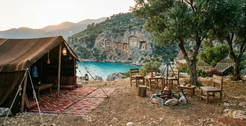Antalya Kamp Yapılacak Yerler? Ücretli, Ücretsiz Kamp Alanları