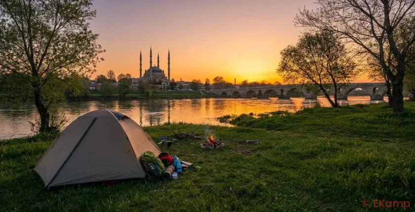 Edirne Kamp Yapılacak Yerler? Ücretli, Ücretsiz Kamp Alanları