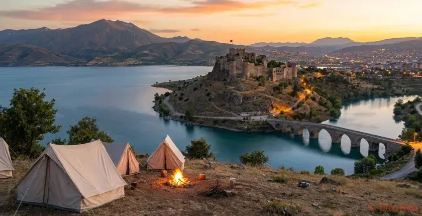Elazığ Kamp Yapılacak Yerler? Ücretli, Ücretsiz Kamp Alanları