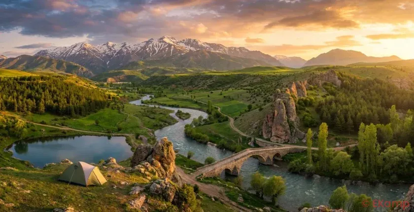 Erzincan Kamp Yapılacak Yerler? Ücretli, Ücretsiz Kamp Alanları