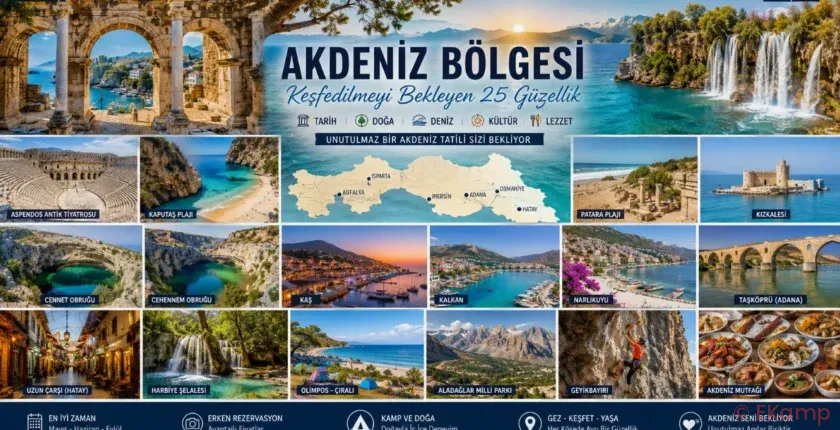 Akdeniz Bölgesi’nde Gezilecek En Güzel 25 Yer